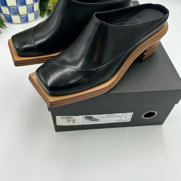 Women’s Sunni Sunni stacked heel mule size 6, made in Portugal - Picture 8 of 9